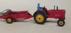 DINKY TOYS UK MASSEY FERGUSON + SPREADER REF 300, Dinky Toys, Utilisé, Enlèvement ou Envoi, Tracteur et Agriculture