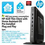 Home Assistant&Zigbee server HP T620 64gb ssd 8gb ddr3 RAM, Ophalen of Verzenden, Zo goed als nieuw