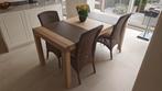 Lloyd loom Watford eetkamerstoel Taupe, Huis en Inrichting, Stoelen, Ophalen, Zo goed als nieuw, Riet of Rotan