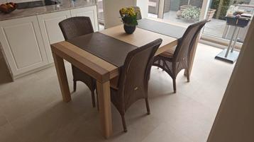 Chaise de salle à manger Lloyd Loom Watford Taupe, Enlèvement, Comme neuf, Tissus
