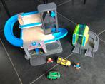 Speelgoed Autobaan + carwash hout/pvc., Kinderen en Baby's, Speelgoed |Speelgoedvoertuigen, Ophalen of Verzenden