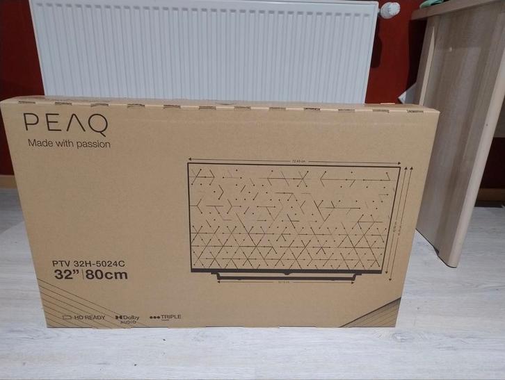PEAQ PTV 32H-5024C 32" FULL LED HD - nieuw, Computers en Software, Monitoren, Nieuw, LED, HD, Ophalen