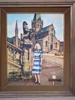 Schilderij van Roger Meurisse, burgemeester Geraardsbergen, Antiek en Kunst, Kunst | Schilderijen | Klassiek, Ophalen of Verzenden