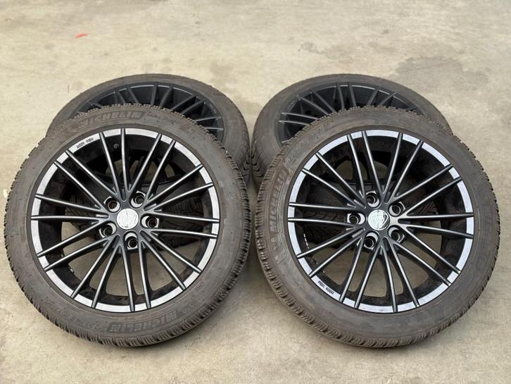 ALUETT velgen 5x120 BMW 1, 2 & 3 serie WINTERSET, Auto-onderdelen, Banden en Velgen, Banden en Velgen, Winterbanden, 17 inch, 225 mm