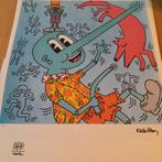 Keith Haring met certificaat, genummerd en gesigneerd, Antiek en Kunst, Kunst | Litho's en Zeefdrukken, Ophalen of Verzenden