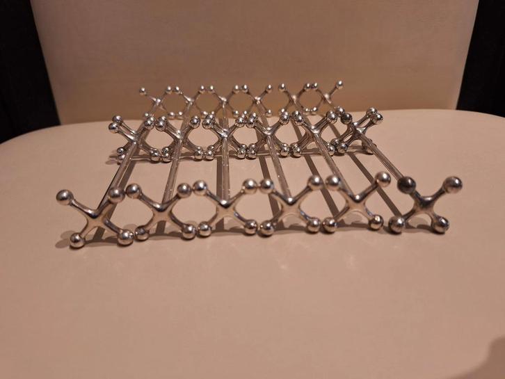 Porte-couteaux en métal argenté, Antiquités & Art, Antiquités | Couverts, Enlèvement ou Envoi