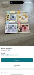 Disney papierblokken, Ophalen of Verzenden, Zo goed als nieuw