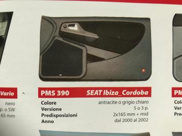 Poket – PMS390 - deurpaneel voor Seat Ibiza / Cordoba van 20 beschikbaar voor biedingen