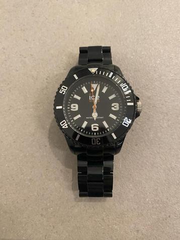 Icewatch uurwerk zwart, Montre-bracelet, Autres marques, Enlèvement ou Envoi, Comme neuf