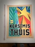 Ontwerp voor affiche ‘Kerstmis Thuis’ 1950, Antiek en Kunst, Kunst | Litho's en Zeefdrukken, Ophalen of Verzenden