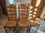 6 eiken eetkamerstoelen in goede staat, Antiek en Kunst, Ophalen