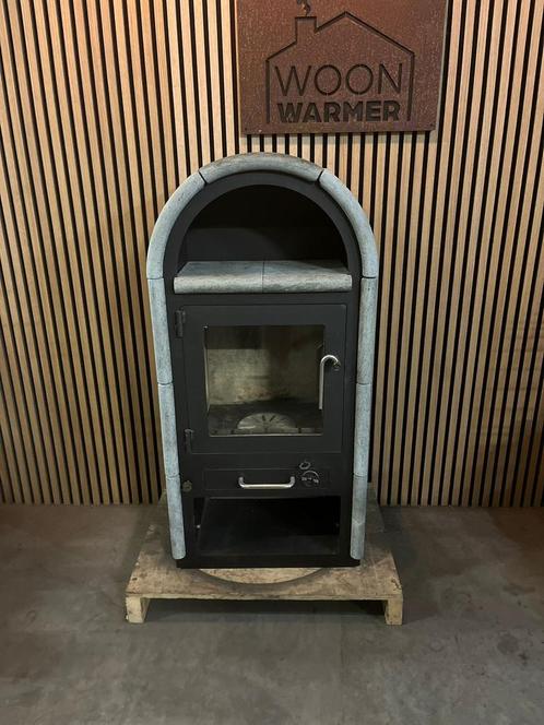 25063 Speksteenkachel Varde 9kw🔥, Huis en Inrichting, Kachels, Gebruikt, Vrijstaand, Houtkachel, Hout, Ophalen