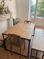 Docks 6-zits tafel van Maison du Monde, Ophalen, Gebruikt, 100 tot 150 cm, 50 tot 100 cm