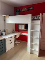 IKEA hoogslaper Smastad (2 stuks) incl bureau en kast, Ophalen, Gebruikt, Hoogslaper