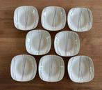 Boch 8 soepborden, zeldzaam motief, jaren '50, Antiek en Kunst, Ophalen of Verzenden