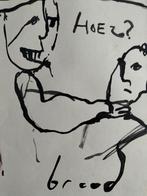 Herman Brood tekening, Ophalen of Verzenden