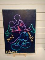 Mickey Mouse Orgineel kunstwerk Hannes D'Haese 250€, D'Haese Hannes, Papier, Kaart of Schrift, Ophalen of Verzenden, Zo goed als nieuw