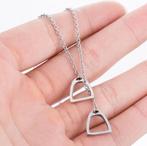 Collier femme fer à cheval en acier inoxydable, Enlèvement ou Envoi, Neuf, Argent, Autres matériaux