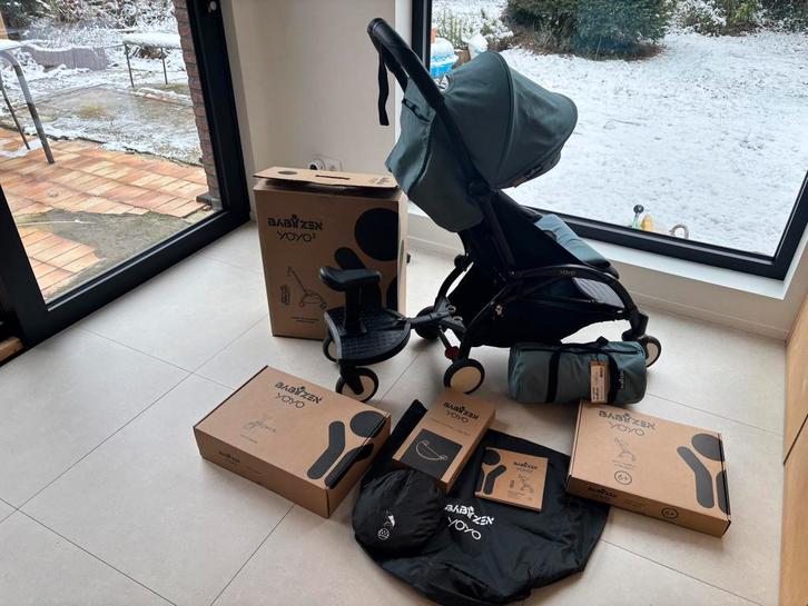 Volledige babyzen yoyo2 6+, Enfants & Bébés, Buggys, Comme neuf, Protection de pluie, Enlèvement