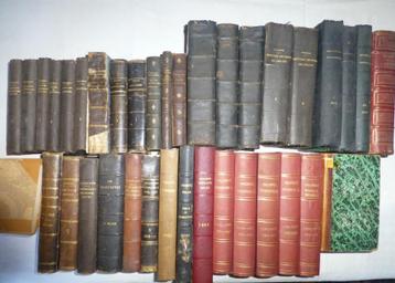 Lot antieke boeken (franstalig) beschikbaar voor biedingen