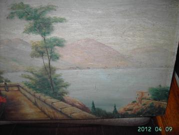 Schilderij  ongeveer 100 jaar oud beschikbaar voor biedingen