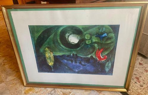 Marc CHAGALL (1887-1985) - 2 werken op papier, Antiek en Kunst, Kunst | Litho's en Zeefdrukken, Ophalen of Verzenden