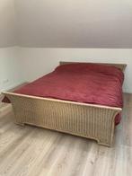 Bed 2persoons, Huis en Inrichting, Slaapkamer | Bedden, Ophalen, Gebruikt, Beige, Tweepersoons