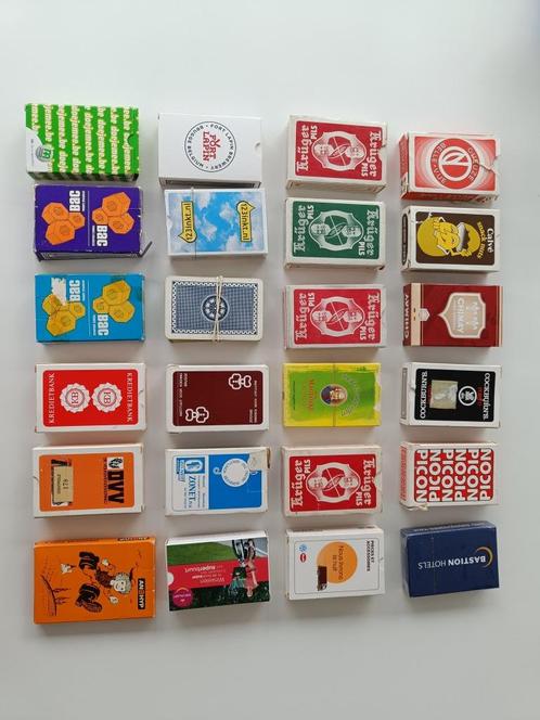 LOT Collectie/verzameling kaartspelen – 24 stuks, Verzamelen, Speelkaarten, Jokers en Kwartetten, Gebruikt, Speelkaart(en), Ophalen
