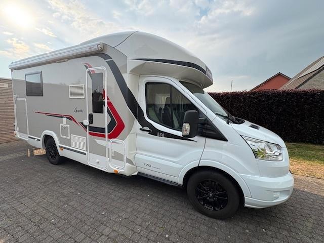 Mobilhome Ford Challenger Graphite  1ste eigenaar - 56.500km, Caravans en Kamperen, Mobilhomes, Particulier, tot en met 5, Half-integraal