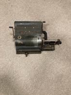 Oude gietijzeren kassa, Ophalen, Gebruikt