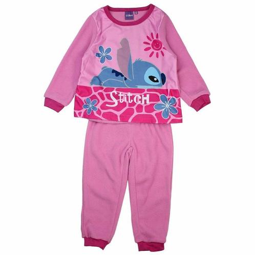 Lilo en Stitch Fleece Pyjama LR - Maat 98 - 104 - 110, Kinderen en Baby's, Kinderkleding | Maat 104, Nieuw, Meisje, Nacht- of Onderkleding