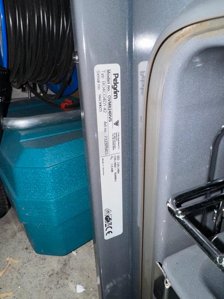 Pelgrim inbouwoven – zo goed als nieuw, Elektronische apparatuur, Ovens, Zo goed als nieuw, Inbouw, Oven met grill, 45 tot 60 cm