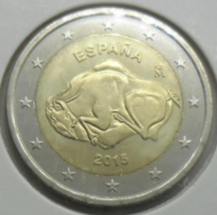 2 euro herdenking 2015 Spanje „Altamira”. UNC!, Postzegels en Munten, Munten | Europa | Euromunten, Losse munt, 2 euro, Spanje