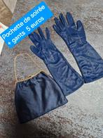 Donkerblauw bijpassend avondtasje + handschoen, Kleding | Dames, Trouwkleding en Trouwaccessoires, Ophalen of Verzenden, Zo goed als nieuw