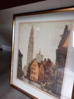 Onze-Lieve-Vrouwe Kathedraal Antwerpen, Ets Alfred van Neste, Antiek en Kunst, Kunst | Etsen en Gravures, Ophalen
