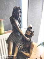 Sculpture en bronze signé, Antiek en Kunst, Ophalen, Brons