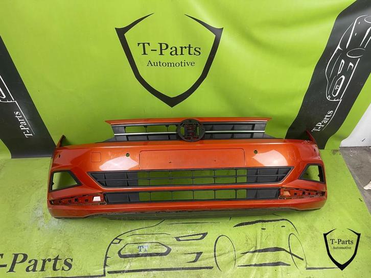 volkswagen polo 2G voorbumper 6X pdc bumper grille rooster, Auto-onderdelen, Carrosserie, Bumper, Volkswagen, Gebruikt