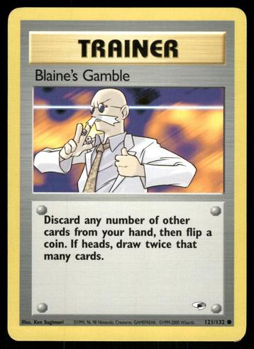 Blaine's Gamble 121/132 - Gym Heroes beschikbaar voor biedingen