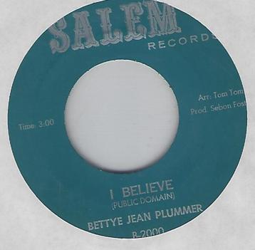 Northern soul 45: Bettye Jean Plummer "Baby,I want you back" beschikbaar voor biedingen