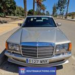 Mercedes-Benz 500 SEL AMG | 1985 | Route 66 Auctions, Auto's, Lederen bekleding, 4 deurs, Zwart, Bedrijf