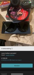 Louis Vuitton zonnebril, Autres marques, Noir, Utilisé, Enlèvement ou Envoi