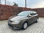 Seat Ibiza 1.0i, 118000km, GPS, aut.airco, 5-deurs, parksens, Auto's, Voorwielaandrijving, Euro 5, 1049 kg, Zwart