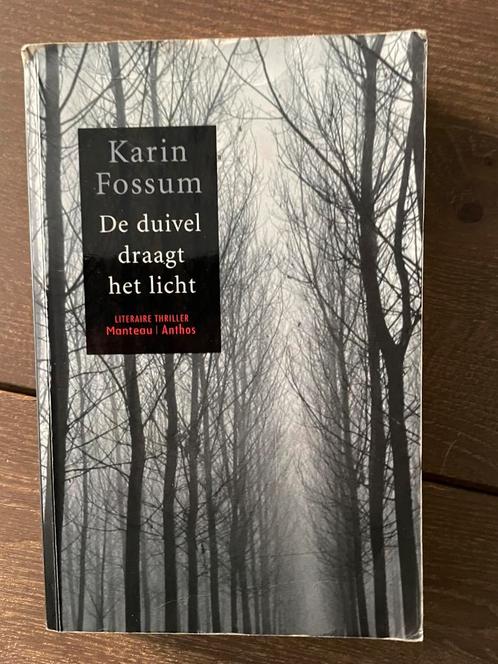 Karin Fossum - De duivel draagt het licht, Boeken, Thrillers, Zo goed als nieuw, Ophalen of Verzenden