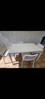 Table et 4 chaises 100€, Maison & Meubles, Enlèvement, Comme neuf