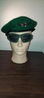 groene baret met embleem, Verzenden, Landmacht, Embleem of Badge