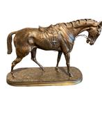 Bronzen sculptuur van een paard., Antiek en Kunst, Ophalen of Verzenden, Brons