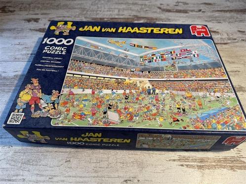 Jan van Haasteren - Voetbal waanzin - 1000 stuks - p062, Hobby & Loisirs créatifs, Sport cérébral & Puzzles, Comme neuf, Envoi