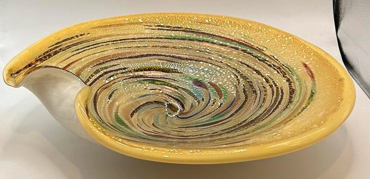 Murano glazen kom in de stijl van Avem Tutti Frutti, Antiek en Kunst, Antiek | Glaswerk en Kristal, Ophalen of Verzenden