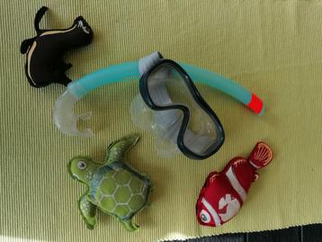 3 set duikbril, snorkel en 8 opduikspeeltjes beschikbaar voor biedingen