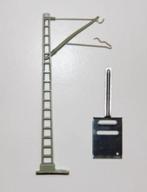 Marklin 7509 HO bovenleidingmast met K-spoor voet (10 stuks), Hobby en Vrije tijd, Gebruikt, Gelijkstroom of Wisselstroom, Overige typen